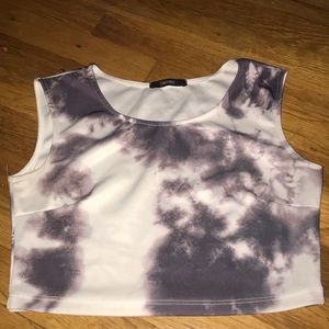 Tye dye crop top